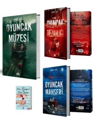 Ephesus Yayınları Emre Gül Oyuncak Mahşeri, Oyuncak Mezarlığı, Oyuncak Müzesi Ciltli Setli 3 Kitap