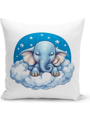 Filamente Çocuk Bebek Odası Dijital Baskılı Kırlent Kılıfı