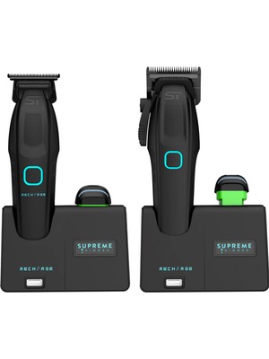 Supreme Trimmer Recharge Tıraş Makineleri Seti 7500+ Rpm Motor, 3 Saatlik Pil, Çıkarılabilir Batarya