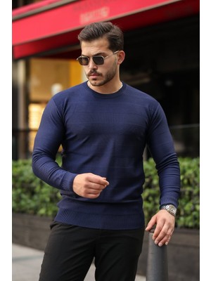 Etiler Collection Erkek Bisiklet Yaka Uzun Kollu Triko