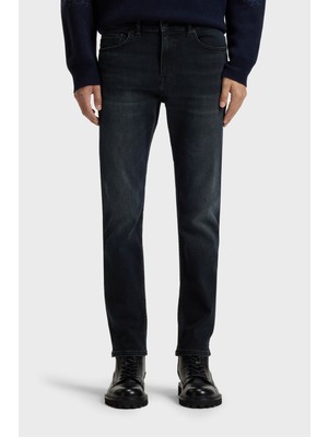 Boss Pamuklu Slim Fit Normal Bel Dar Paça Kot Pantolon Erkek Kot Pantolon 50549503 405