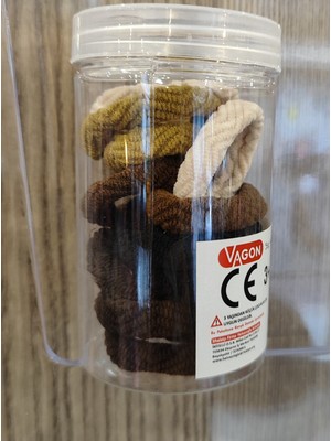 Ada Çanta Kırtasiye 12 Li Lastik Çok Renkli Saç Tokası Seti TK568