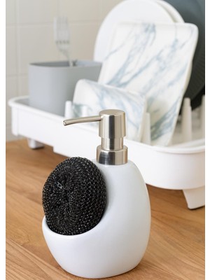 Skygo Sıvı Sabunluk  Süngerlik Bölmeli 460ML Sabunluk