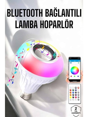 Lamba LED Hoparlör Dayanıklı ve Uzun Ömürlü Bluetooth Hoparlör