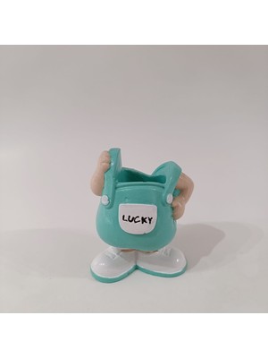 Rüzgarlı Atölye Lucky ve No Way (Şanslı) Saksı