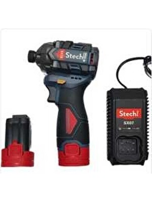 Stechend SX18 Akülü Torklu Vidalama 2 Amper Hafif ve Taşınabilir Çok Amaçlı Kullanım için İdeal