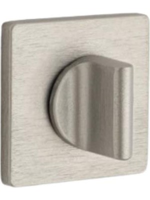 System RO21 Kapı Kolu Rozeti Wc Fırçalı Saten 52X52X5 mm