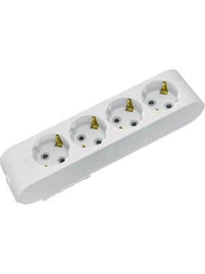 Horoz Grup Priz 4 Lü Topraklı Kablosuz Klemensli Deco