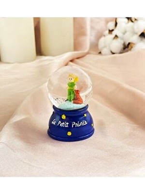 H Pp Hello Peoples Küçük Prens Mini Işıklı Boy Kar Küresi Dekoratif Yılbaşı Hediyesi Doğum Günü