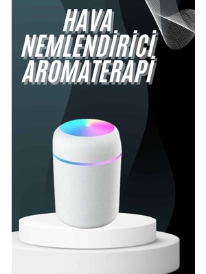 Hava Nemlendirici Buhar Makinesi LED Işıklı USB Dekoratif Nemlendirici