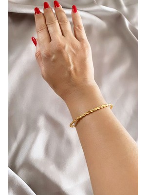 Liveyn Design Gold Burgu Bilezik