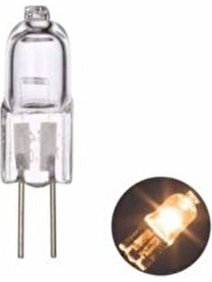  12v 20w şeffaf sarı ışık g4 duylu kapsül ampul sarı ışık