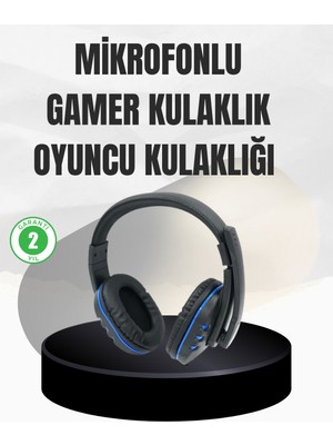 Stereo Oyun Kulaklığı – Güçlü Bas, Mikrofonlu ve Konforlu Tasarım