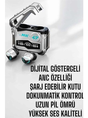 Oyuncu Kulaklığı Bluetooth Bağlantılı Anc Özelliği 5.0 Bluetooth