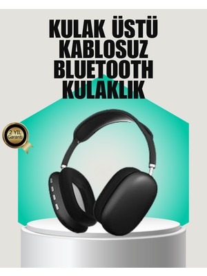Stereo Ses Kaliteli Bluetooth Kulaklık | Katlanabilir ve Ergonomik Tasarım