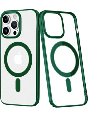 iPhone 14 Pro Kılıf Element Magneticsafe Sert Kapak - Köknar Yeşili - FKU3222-4345