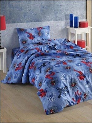 Home Spiderman Tek Kişilik Mavi Nevresim Takımı