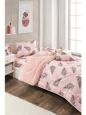 ChicMaison Tek Kişilik Pofuduk Uyku Seti Wellsoft Materyal Çiçek Desenli 155x215 cm Yumuşak