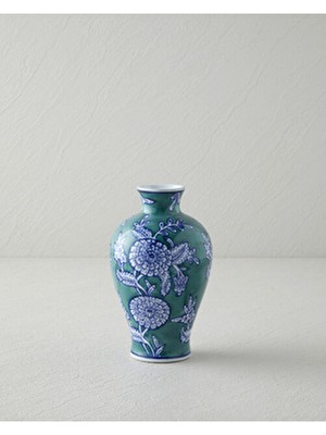 English Home Carla Porselen Vazo 16 cm Mavi