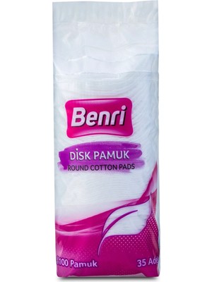 Benri Disk Pamuk 35 Adet