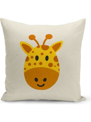 Filamente Çocuk Bebek Odası Dijital Baskılı Kırlent Kılıfı