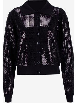 Fabrika Siyah Kadın Hırka F5WL-HRK0355