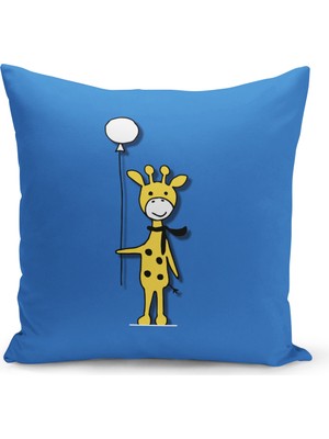 Filamente Çocuk Bebek Odası Dijital Baskılı Kırlent Kılıfı