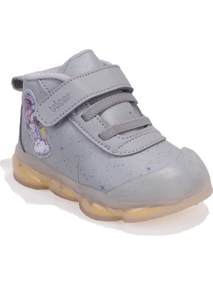 Vicco Geminis 946E25K447 Gri Ortopedik Işıklı Erkek Bebe Spor Bot