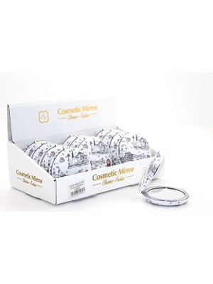 Taşlı Istanbul Tasarımı El Aynası Kalın ALK2494