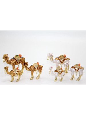 Bsre  Taşlı 3'lü Deve Figürü Model 3