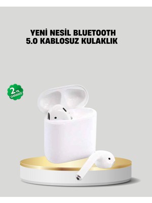 2. Nesil Bluetooth 5.0 Kablosuz Kulaklık Su Geçirmez Hd Ses