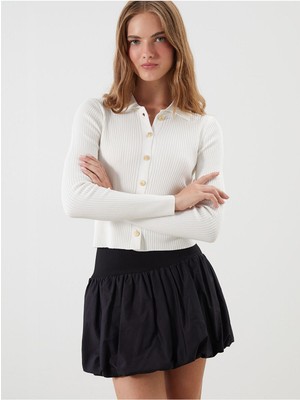 LC Waikiki Yeni Sezon Polo Yaka Kadın Triko HIRKA_8684686345970