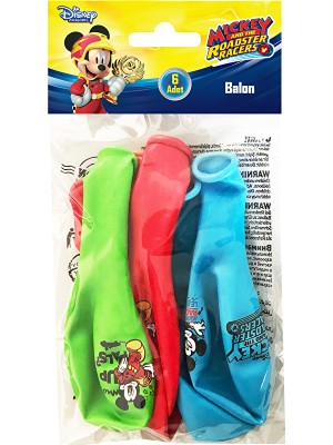 Kut Fly 2 Adet  Mıckey Poşet Içi 6'lı Balon (4 Renk Baskılı)