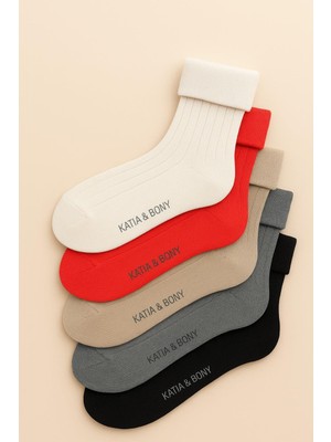 Katia & Bony Kadın 5'li Derby Havlu Soket Çorap