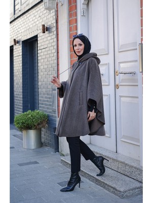 Kadeem Giyim Milena Balıksırtı Kaşe  Panço – 2012