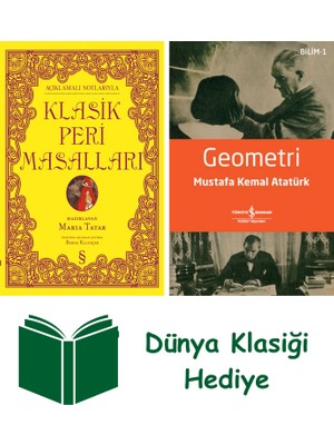 Everest Yayınları Açıklamalı Notlarıyla Klasik Peri Masalları (Ciltli) + Geometri + Dünya Klasiği Hediye