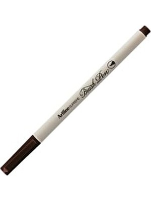 Artline Supreme İnce Fırça Uçlu Markör Kalem Koyu Kahve Lv-A-Epfs-F D.Brown LV-A-EPFS-F (12 Li Paket)