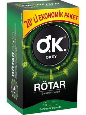 Okey Rötar Prezervatif 20'li