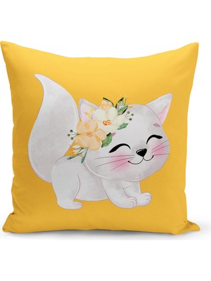 Filamente Çocuk Bebek Odası Dijital Baskılı Kırlent Kılıfı