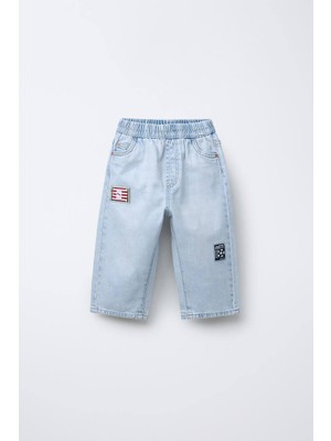 Laciel Paris Yamalı ve Armalı Kot Pantolon