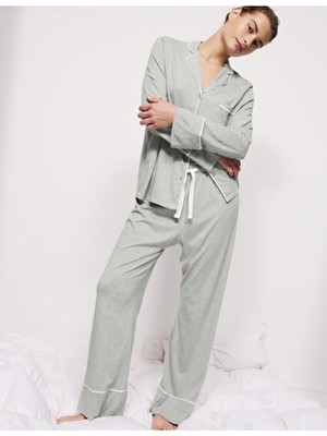 Marks & Spencer Pamuk Modal Karışımlı Pijama Takımı
