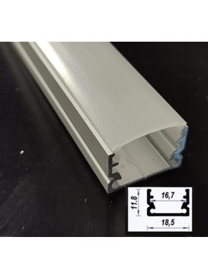 3 mt Alüminyum LED Kanalı, LED Profili , Şerit LED Kanalı Boş Kasa