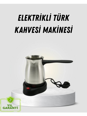 Aspata Store Buğz 800W Paslanmaz Elektrikli Cezve Gizli Rezistans ve Ergonomik Kulp