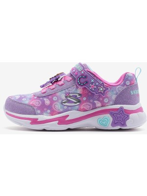Skechers Snuggle Sneaks - Skech Squad Büyük Kız Çocuk Mor Spor Ayakkabı 302214L Lvmt