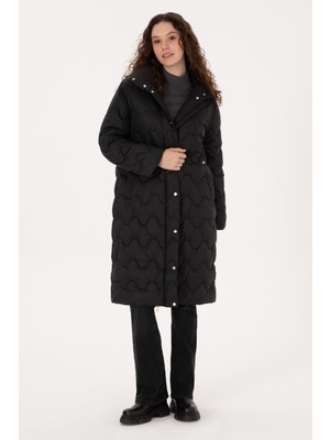 U.s. Polo Assn. Kadın Siyah Kaban 50308608-VR046