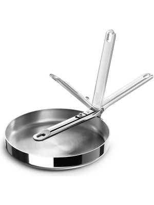 Joseph Joseph Space 3 Katmanlı Paslanmaz Çelik 24 cm Kızartma Tavası