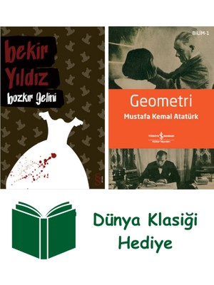 Everest Yayınları Bozkır Gelini + Geometri + Dünya Klasiği Hediye