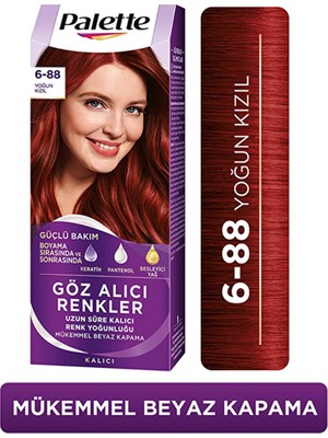 Palette Göz Alıcı Renkler Saç Boyası 6-88 Yoğun Kızıl