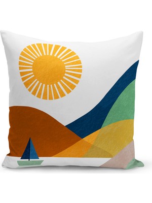 Filamente Çocuk Bebek Odası Dijital Baskılı Kırlent Kılıfı