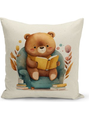 Filamente Çocuk Bebek Odası Dijital Baskılı Kırlent Kılıfı